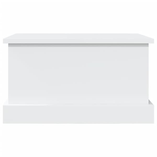 vidaXL Förvaringslåda vit 50x30x28 cm konstruerat trä