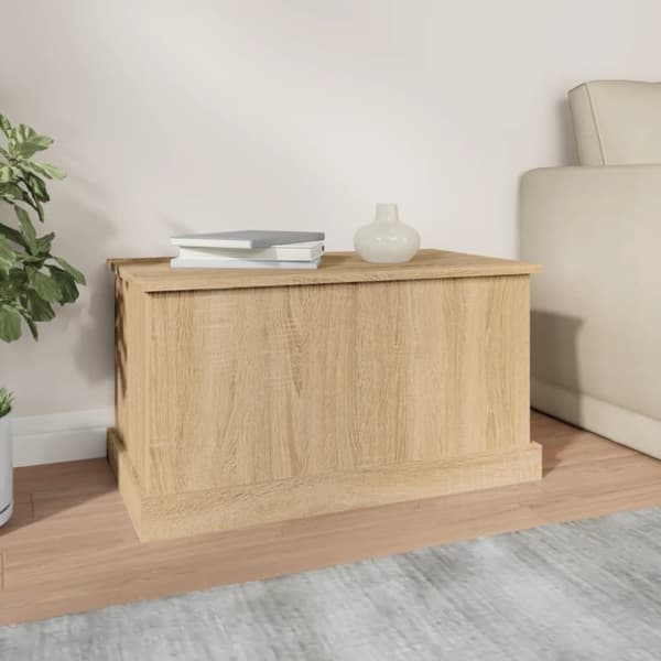 vidaXL Förvaringslåda sonoma-ek 70x40x38 cm konstruerat trä