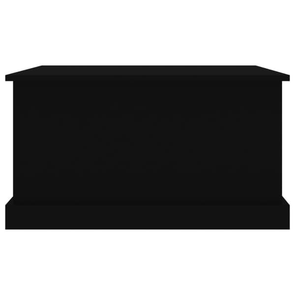 vidaXL Oppbevaringsboks svart 70x40x38 cm konstruert tre