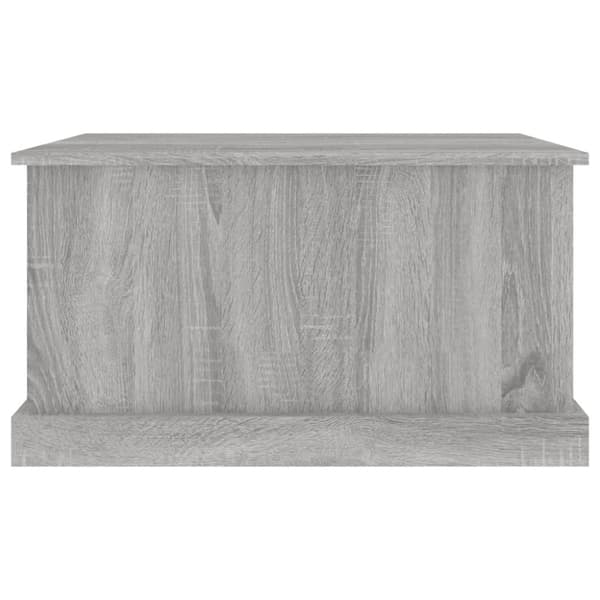 vidaXL opbevaringskasse 70x40x38 cm konstrueret træ grå sonoma-eg