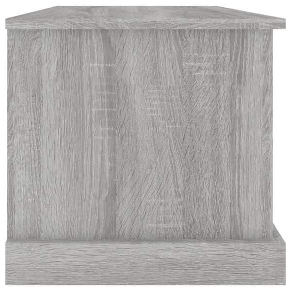vidaXL opbevaringskasse 70x40x38 cm konstrueret træ grå sonoma-eg
