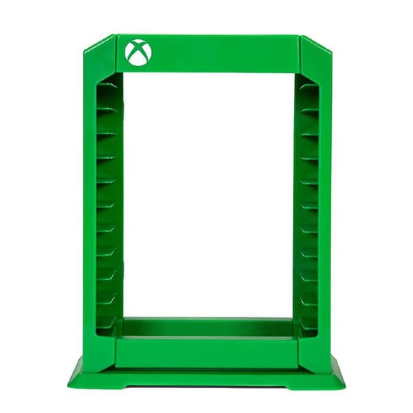 Numskull - Xbox - Officiellt förvaringstorn med Xbox-logotyp för 4 handkontroller - 10 spel - 1 headset