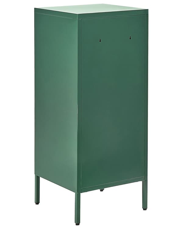 Toimistokaappi tummanvihreä 43 x 103 x 40 cm teräs matta 3 laatikkoa teollinen E-pinnoite
