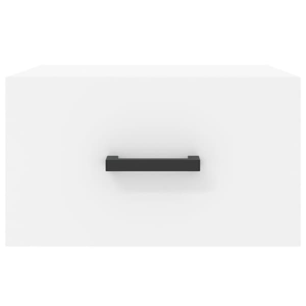 vidaXL Veggmonterte nattbord 2 stk hvit 35x35x20 cm