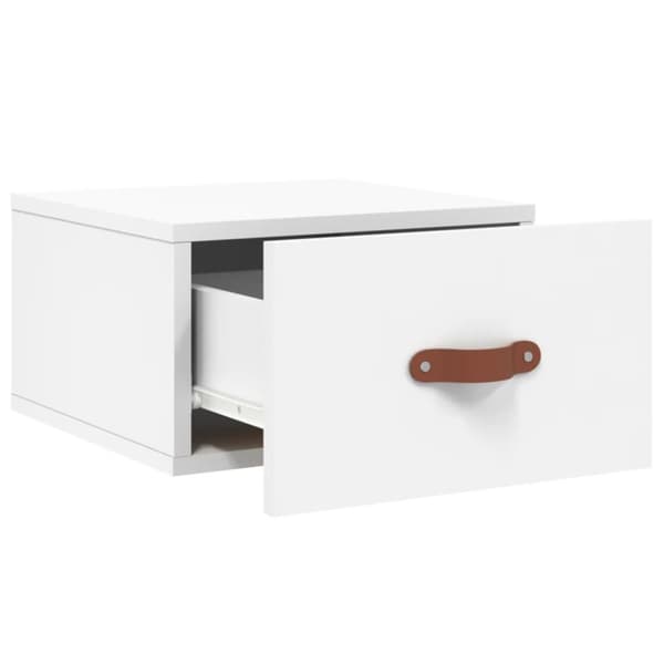 vidaXL væghængte sengeborde 2 stk. 35x35x20 cm hvid