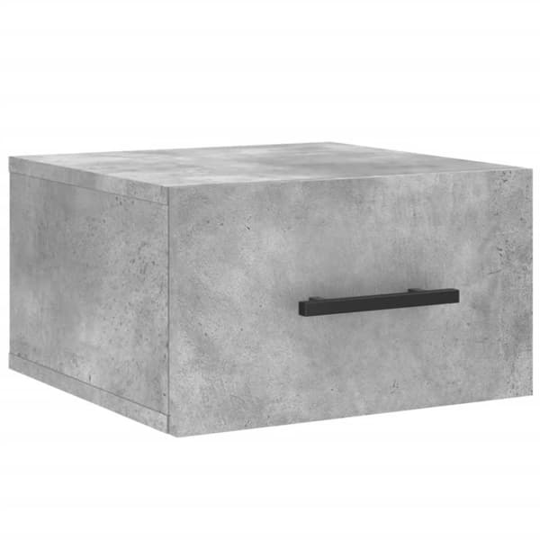 vidaXL væghængte sengeborde 2 stk. 35x35x20 cm betongrå