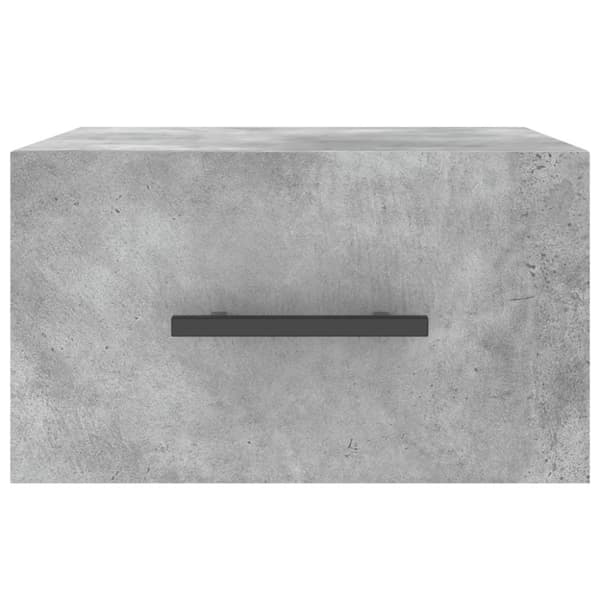 vidaXL væghængte sengeborde 2 stk. 35x35x20 cm betongrå