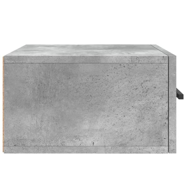 vidaXL væghængte sengeborde 2 stk. 35x35x20 cm betongrå