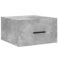 Miniatyrbilde 4 av 11: vidaXL Veggmonterte nattbord 2 stk betonggrå 35x35x20 cm