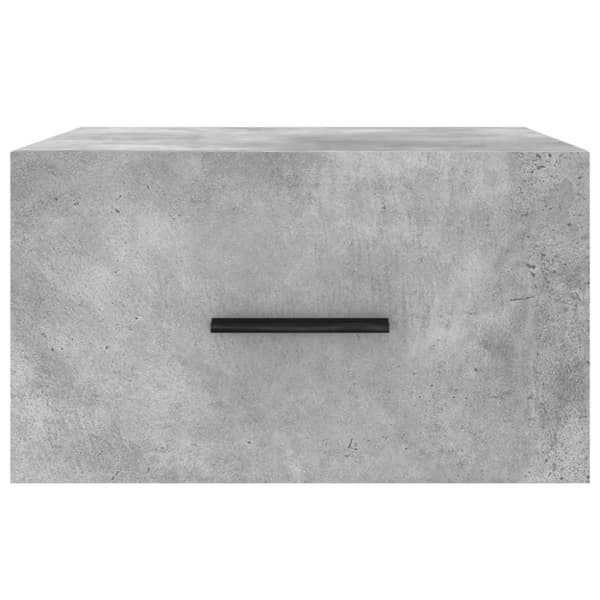 vidaXL Veggmonterte nattbord 2 stk betonggrå 35x35x20 cm