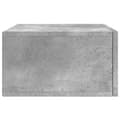 Miniatyrbilde 7 av 11: vidaXL Veggmonterte nattbord 2 stk betonggrå 35x35x20 cm