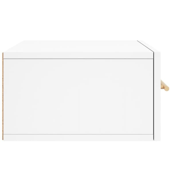 vidaXL Veggmonterte nattbord 2 stk hvit 35x35x20 cm