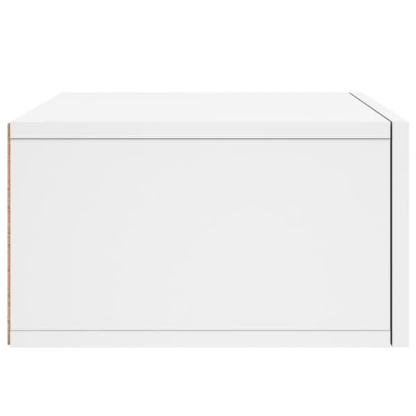 vidaXL væghængte sengeborde 2 stk. 35x35x20 cm hvid