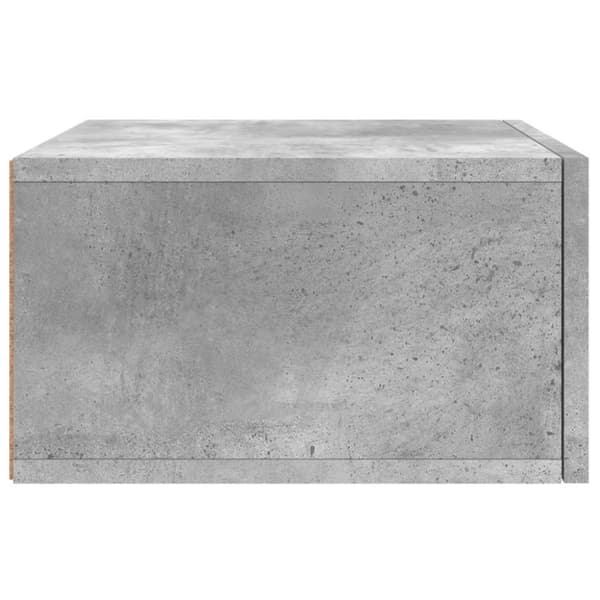 vidaXL væghængte sengeborde 2 stk. 35x35x20 cm betongrå