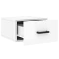Miniatyrbilde 6 av 11: vidaXL Veggmonterte nattbord 2 stk høyglans hvit 35x35x20 cm