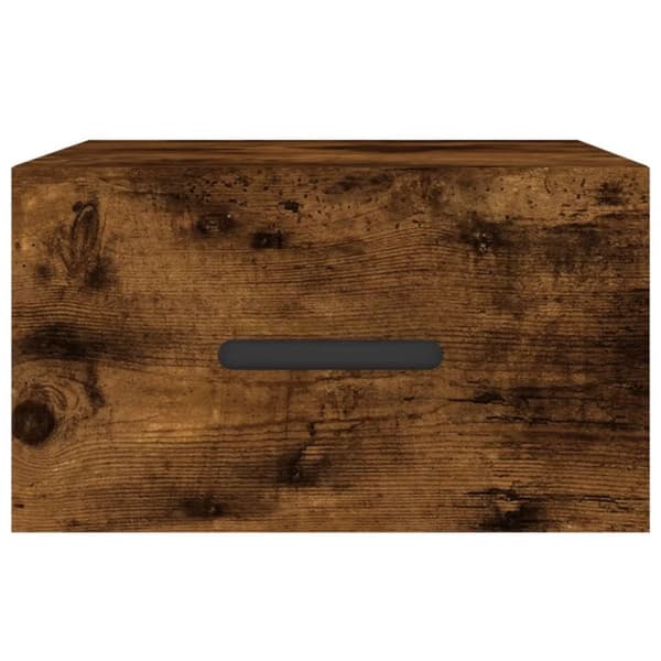 vidaXL Veggmonterte nattbord 2 stk røkt eik 35x35x20 cm