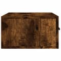 Miniatyrbilde 7 av 11: vidaXL Veggmonterte nattbord 2 stk røkt eik 35x35x20 cm