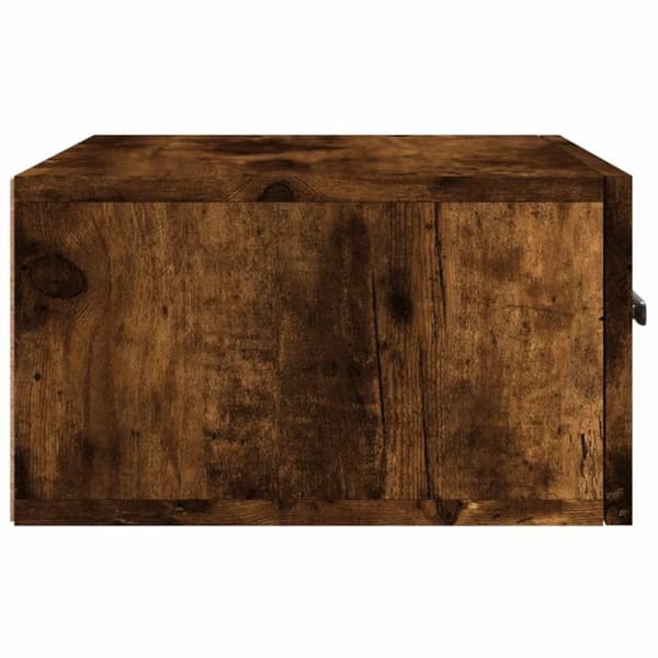 vidaXL Veggmonterte nattbord 2 stk røkt eik 35x35x20 cm