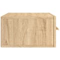 Miniatyrbillede 6 af 11: vidaXL væghængt sengebord 35x35x20 cm sonoma-eg