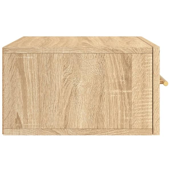 vidaXL Veggmontert nattbord sonoma eik 35x35x20 cm