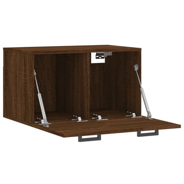 vidaXL vægskab 60x36,5x35 cm konstrueret træ brun egetræsfarve