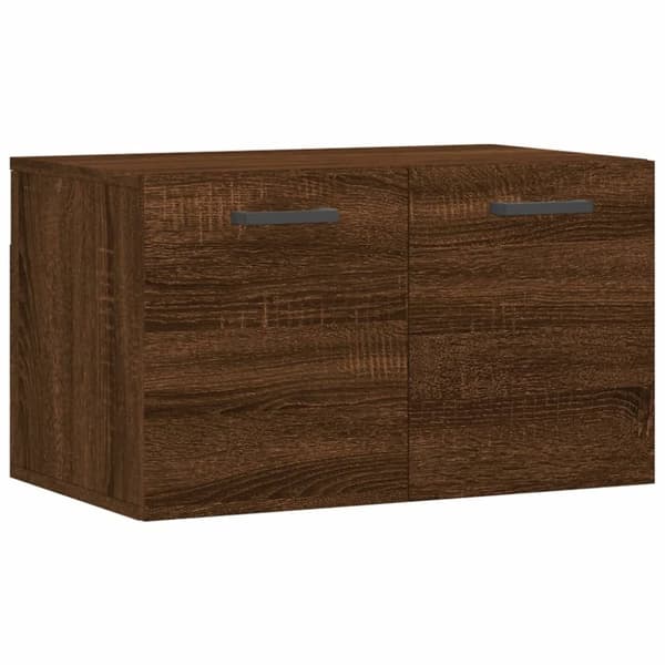 vidaXL vægskab 60x36,5x35 cm konstrueret træ brun egetræsfarve