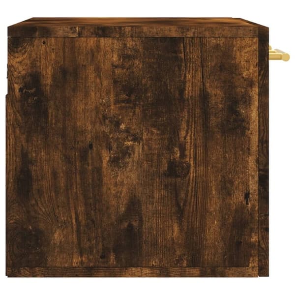 vidaXL vægskab 60x36,5x35 cm konstrueret træ røget egetræsfarve