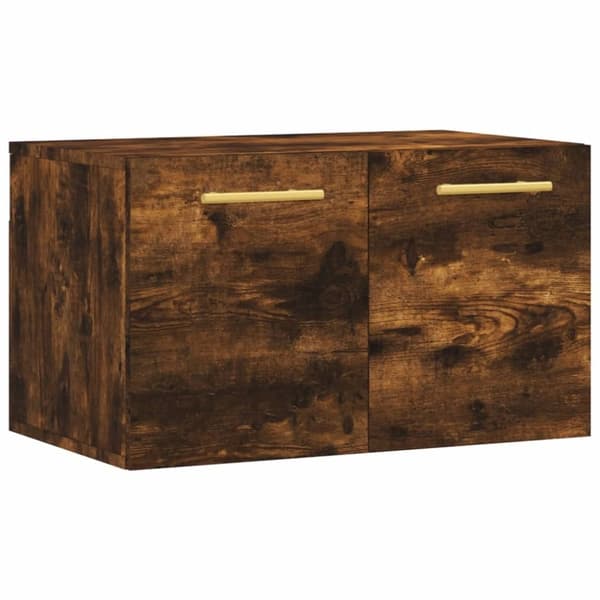 vidaXL vægskab 60x36,5x35 cm konstrueret træ røget egetræsfarve