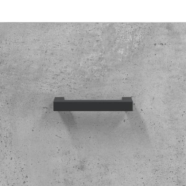 vidaXL Veggskap betonggrå 60x36,5x35 cm konstruert tre