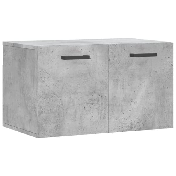 vidaXL Veggskap betonggrå 60x36,5x35 cm konstruert tre