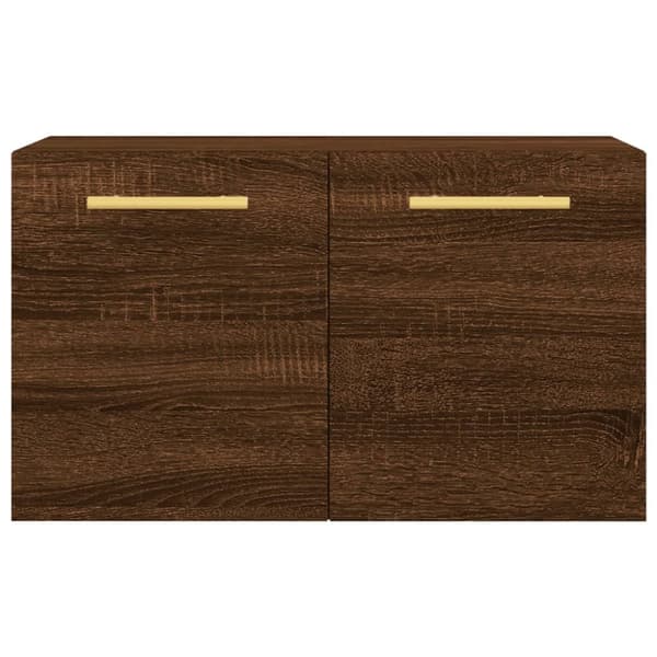 vidaXL vægskab 60x36,5x35 cm konstrueret træ brun egetræsfarve