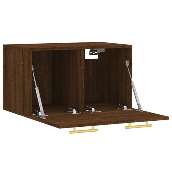 vidaXL vægskab 60x36,5x35 cm konstrueret træ brun egetræsfarve