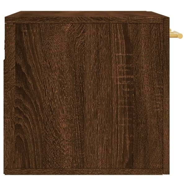 vidaXL vægskab 60x36,5x35 cm konstrueret træ brun egetræsfarve