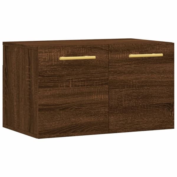 vidaXL vægskab 60x36,5x35 cm konstrueret træ brun egetræsfarve