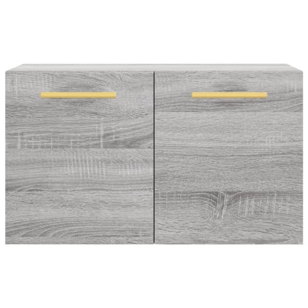 vidaXL vægskab 60x36,5x35 cm konstrueret træ grå sonoma-eg