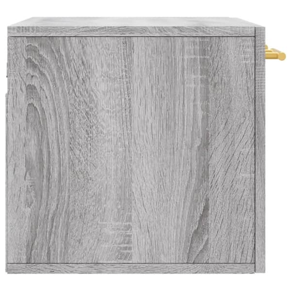 vidaXL vægskab 60x36,5x35 cm konstrueret træ grå sonoma-eg