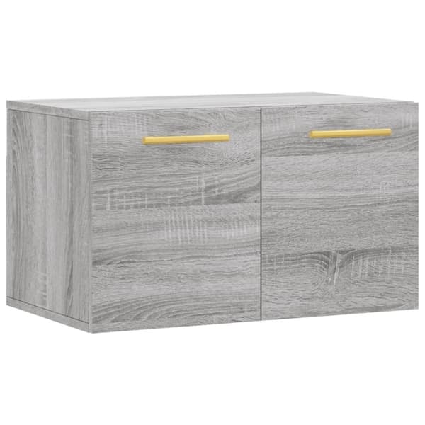 vidaXL vægskab 60x36,5x35 cm konstrueret træ grå sonoma-eg