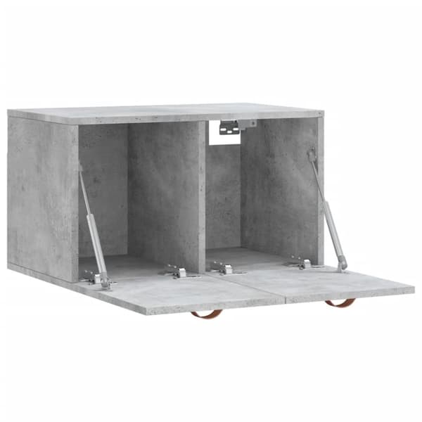 vidaXL Väggskåp betonggrå 60x36,5x35 cm konstruerat trä