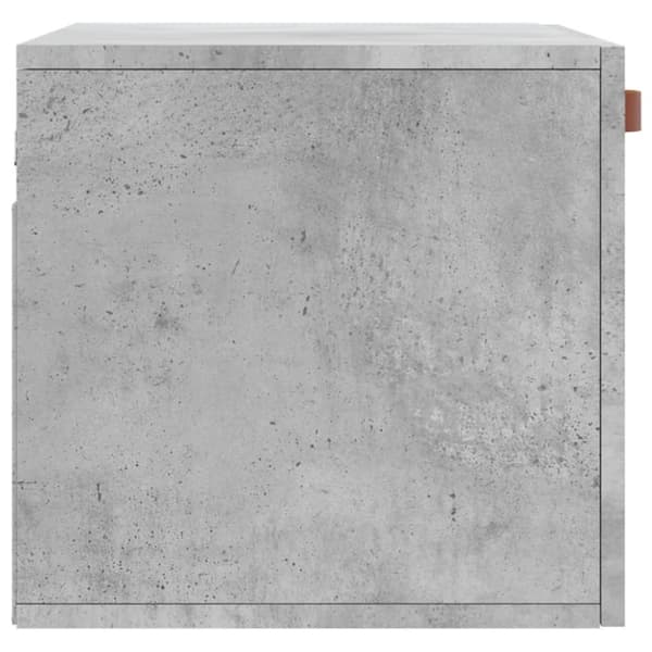 vidaXL Väggskåp betonggrå 60x36,5x35 cm konstruerat trä