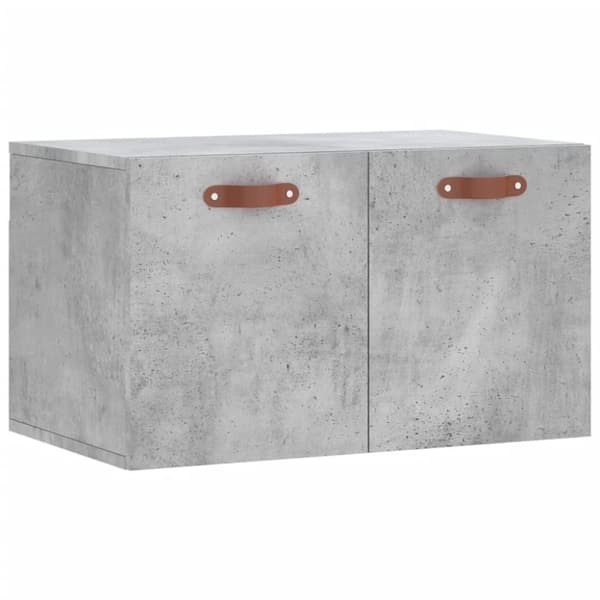 vidaXL Väggskåp betonggrå 60x36,5x35 cm konstruerat trä