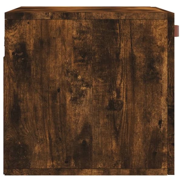 vidaXL Väggskåp rökfärgad ek 60x36,5x35 cm konstruerat trä
