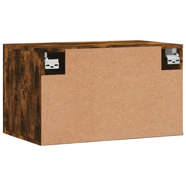 vidaXL vægskab 60x36,5x35 cm konstrueret træ røget egetræsfarve