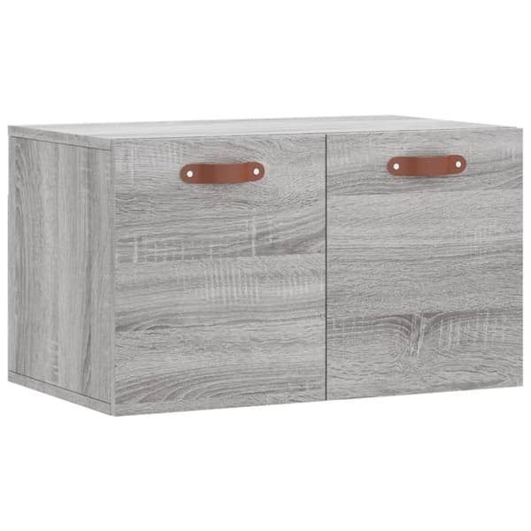 vidaXL vægskab 60x36,5x35 cm konstrueret træ grå sonoma-eg