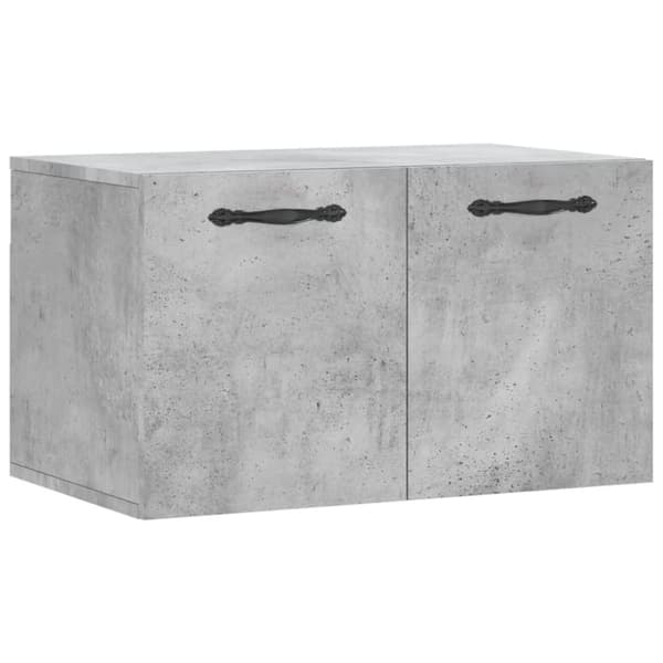 vidaXL Väggskåp betonggrå 60x36,5x35 cm konstruerat trä