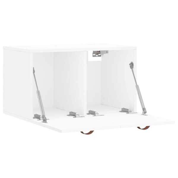 vidaXL Veggskap hvit 60x36,5x35 cm konstruert tre