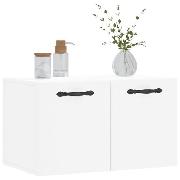 vidaXL Veggskap hvit 60x36,5x35 cm konstruert tre