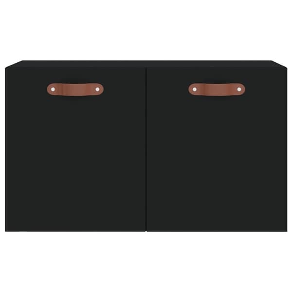 vidaXL vægskab 60x36,5x35 cm konstrueret træ sort