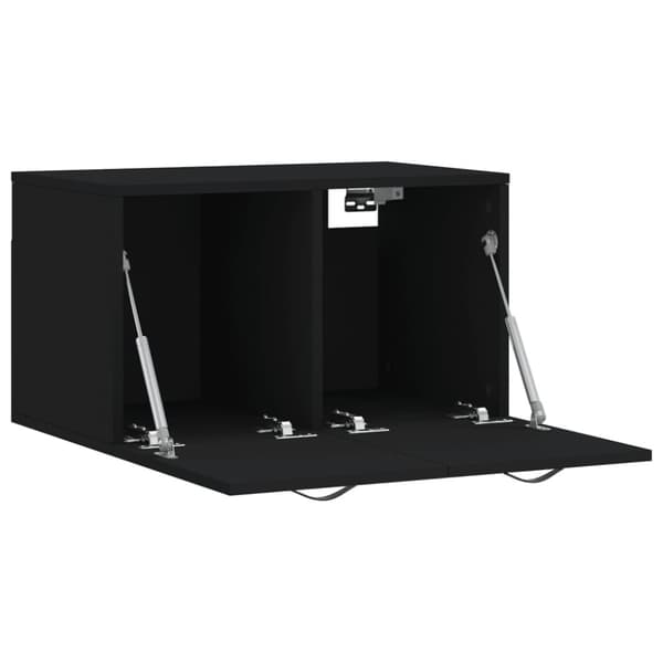 vidaXL Seinäkaappi musta 60x36,5x35 cm tekninen puu