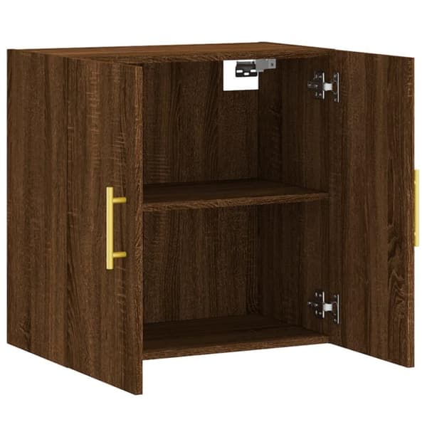 vidaXL Veggskap brun eik 60x31x60 cm konstruert tre