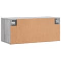 Pikkukuva 7 / 11: vidaXL Seinäkaappi harmaa Sonoma 80x36,5x35 cm tekninen puu